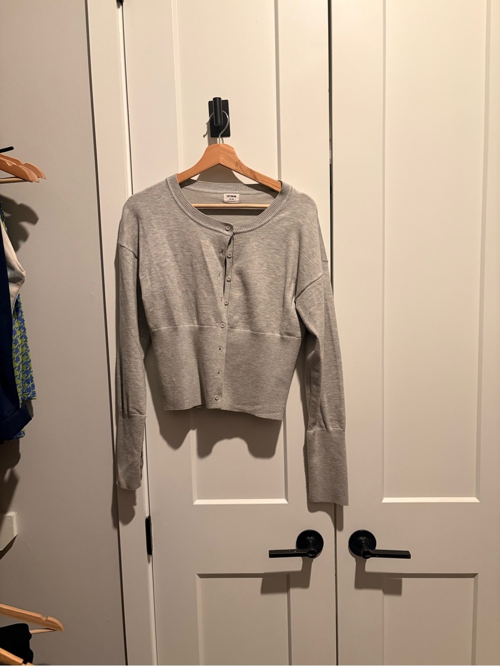 Cinched waist cardigan